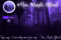 Purple's Announcement Meme Template