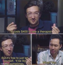 BuzzFeed Unsolved Therapy Meme Template