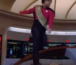 Leaping Worf Meme Template