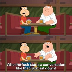 Just Sat Down - Family Guy Meme Template