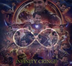 Infinity cringe infinite Meme Template
