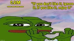 C.D.M Template Meme Template