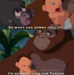 I'm Gonna Call Him Tarzan Meme Template