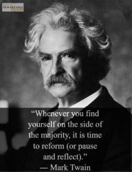 Mark Twain quote Meme Template