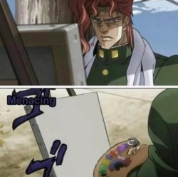 Kakyoin Painting Meme Template