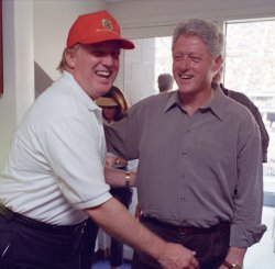 Donald J. Trump and Bill Clinton Meme Template