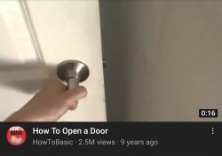 Door opening Meme Template