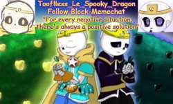 Tooflless's Dreamtale Temp Meme Template