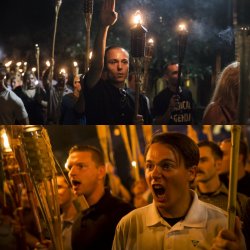 Nazis with torches Meme Template