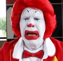 Ronald McDonald Meme Template