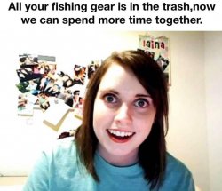 Fishing Girl Meme Template