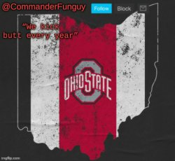 CommanderFunguy Ohio State template (thx Napoleon!) Meme Template