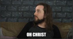 Caddicarus Oh Christ Meme Template