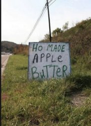 Ho made apple butter Meme Template
