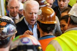 Biden rants at auto worker Meme Template