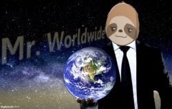 Sloth Mr. Worldwide Meme Template