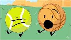 tennis ball and basketball Meme Template