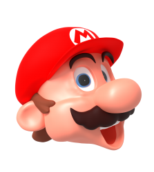 MARIO HEAD Meme Template