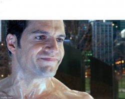Henry Cavill Forced Smile Meme Template
