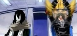 mic and aizawa Meme Template
