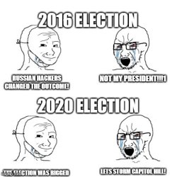 2016 Election -> 2020 Election Meme Template