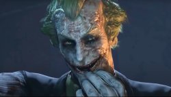 Arkham city Joker trying to apply lipstick Meme Template
