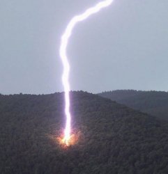 Lightning - Mother Nature God Gaia Allah Yahweh Meme Template