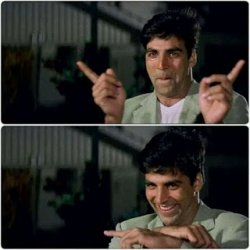 akshay kumar finger swap meme Meme Template