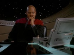 Sisko At His Desk Meme Template