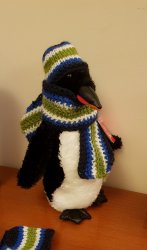 Penguin in a scarf week Meme Template