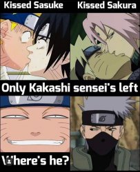 Naruto kissing Meme Template
