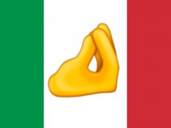Italian Hand Meme Template