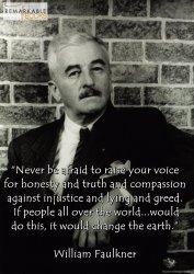 William Faulkner quote Meme Template