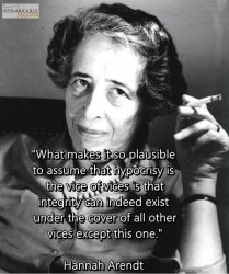 Hannah Arendt quote Meme Template