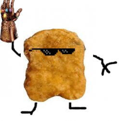 mc nuggy Meme Template