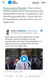Justin Trudeau apologizes blackface Meme Template
