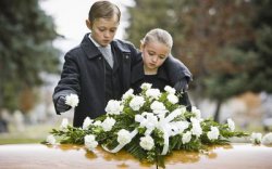 Children at funeral Meme Template