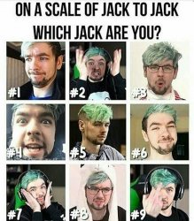 On a Scale of Jack to Jack Meme Template