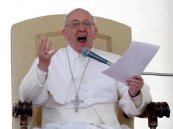 Pope Francis Angry Meme Template