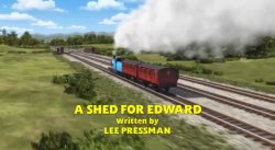 A shed for Edward Meme Template
