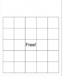 Improved bingo template Meme Template