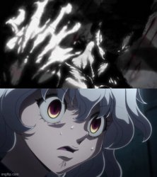 Hunter x Hunter shocked Meme Template