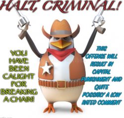 halt criminal Meme Template