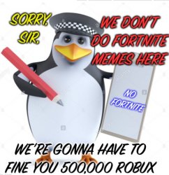 no fortnite Meme Template