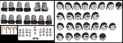 Sanford sprite sheet Meme Template