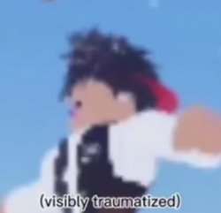 visibly traumatized slender Meme Template