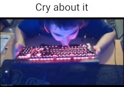 Kurumi Cry About It Meme Template