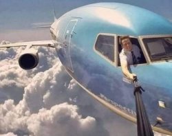 Pilot selfie Meme Template