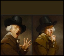 Joseph Ducreux Shush Meme Template