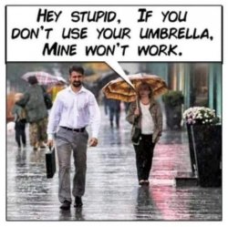 Umbrella Meme Template